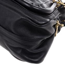مملوكة مسبقًا Chloe Black Leather Medium Paraty