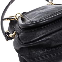 مملوكة مسبقًا Chloe Black Leather Medium Paraty