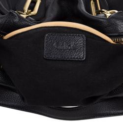 مملوكة مسبقًا Chloe Black Leather Medium Paraty
