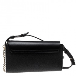 Pre Owned حقيبة كتف كلوي فاي جلد سوداء صغيرة