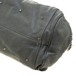 Pre Owned Chloe Mousse Leather Oversized Paddington Satchel 
