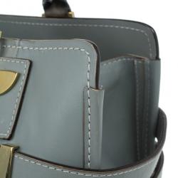 مملوكة مسبقًا Chloe Grey Leather Tote