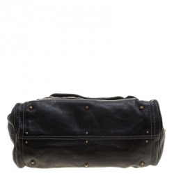 Pre Owned Chloe Black Leather Paddington Capsule Satchel 