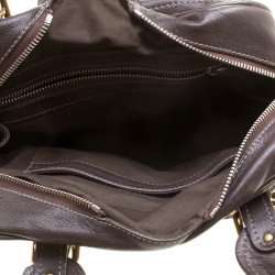 Pre Owned Chloe Brown Leather Paddington Satchel 