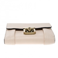 Pre Owned Chloe Blush Pink Leather Wallet