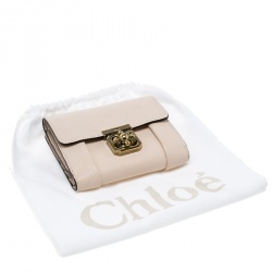 Pre Owned Chloe Blush Pink Leather Wallet