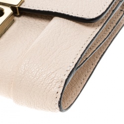 Pre Owned Chloe Blush Pink Leather Wallet