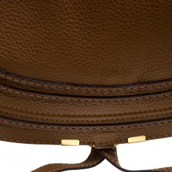 Pre Owned Chloe Brown Leather Large Marcie Hobo