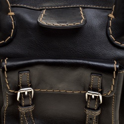 Pre Owned Chloe Black Leather Edith Satchel