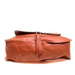 Pre Owned Chloe Brown Leather Large Marcie Satchel