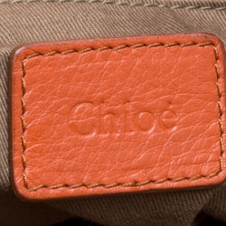 Pre Owned Chloe Brown Leather Large Marcie Satchel