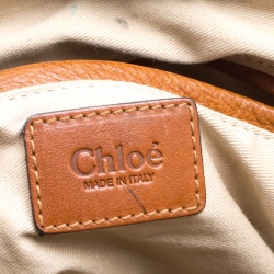 Pre Owned Chloe Brown Suede Medium Marcie Satchel