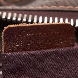 Pre Owned Chloe Dark Brown Leather Paddington Everyday Bag