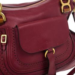 Pre Owned Chloe Marcie Animation Medium Leather Shoulder Bag