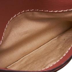 Pre Owned Chloe Pink Leather Card Holder