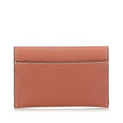 Pre Owned Chloe Pink Leather Card Holder