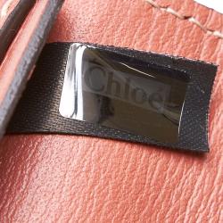 Pre Owned Chloe Pink Leather Card Holder