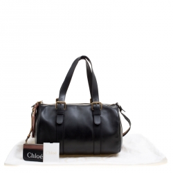 Pre Owned Chloe Black Leather Sam Bowler Bag