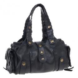 Pre Owned Chloe Black Leather Silverado Bag
