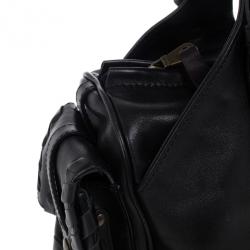 Pre Owned Chloe Black Leather Silverado Bag