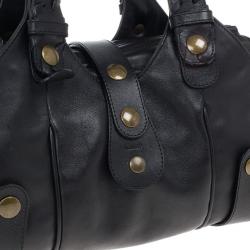 Pre Owned Chloe Black Leather Silverado Bag