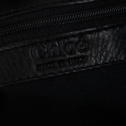 Pre Owned Chloe Black Leather Silverado Bag