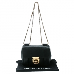 مملوكة مسبقًا Chloe Black Leather Small Elsie Shoulder Bag