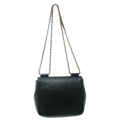 مملوكة مسبقًا Chloe Black Leather Small Elsie Shoulder Bag