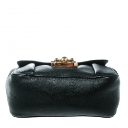 مملوكة مسبقًا Chloe Black Leather Small Elsie Shoulder Bag