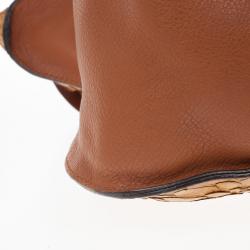 Pre Owned Chloe Camel Large Marcie Python Bag