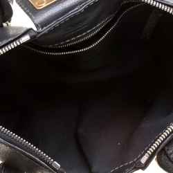 Pre Owned Chloe Black Leather Paddington Dome Satchel