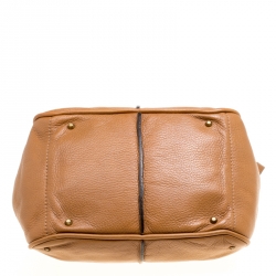 Pre Owned Chloe Brown Leather Paddington Shoulder Bag