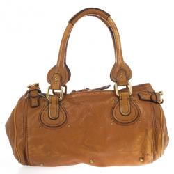 Pre Owned Chloe 'Paddington' Leather Satchel