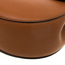 Pre Owned Chloe Caramel Leather Medium Drew Shoulder Bag
