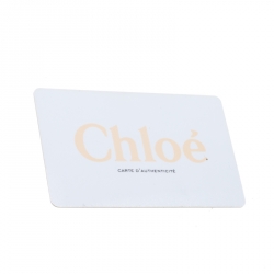 Pre Owned حقيبة كتف كلوي فاي صغيرة سويدي وجلد بنية