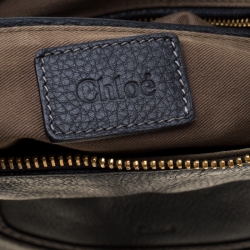 Pre Owned Chloe Black Leather Small Marcie Satchel 