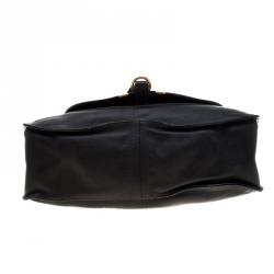 Pre Owned Chloe Black Leather Small Marcie Satchel 