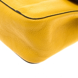 Chloe Mustard Leather Small Elsie Shoulder Bag