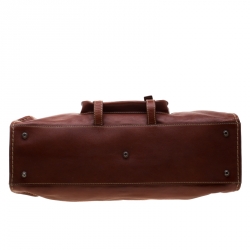 مملوكة مسبقًا حقيبة يد كلوي شوبر اديث جلد بنية