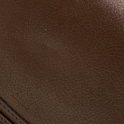 Pre Owned Chloe Brown Leather Large Marcie Satchel