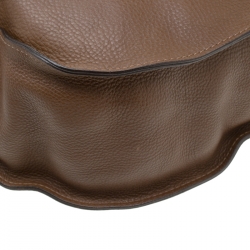 Pre Owned Chloe Brown Leather Large Marcie Satchel