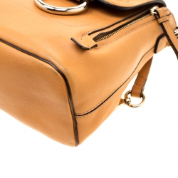 مملوكة مسبقًا حقيبة كتف كلوي ميني فاي داي سويدي وجلد بنية