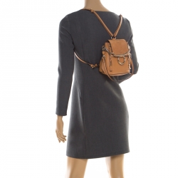 مملوكة مسبقًا حقيبة كتف كلوي ميني فاي داي سويدي وجلد بنية