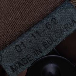 Pre Owned Chloe Brown Metallic Leather Eden Tote Bag