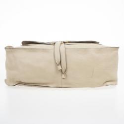 Pre Owned Chloe Nude Marcie Large Shoulder Bag