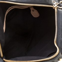 Pre Owned Chloe Black Studded Leather Medium Paraty Military Shoulder Bag 