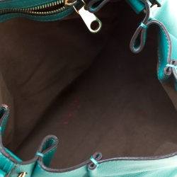 Pre Owned Chloe Persian Green Leather Elsie Satchel Bag