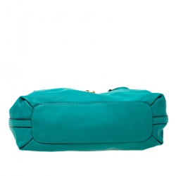 Pre Owned Chloe Persian Green Leather Elsie Satchel Bag