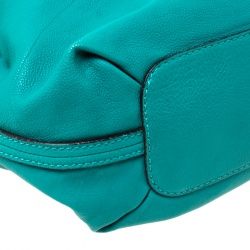 Pre Owned Chloe Persian Green Leather Elsie Satchel Bag