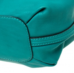 Pre Owned Chloe Persian Green Leather Elsie Satchel Bag